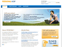 Tablet Screenshot of personal-voip.de